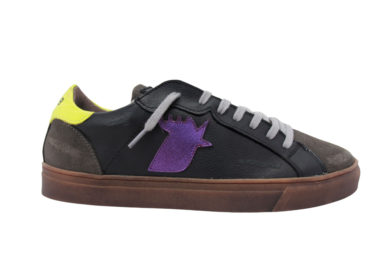 ROOSTER BLACK / DARK GREY / YELLOW / PURPLE