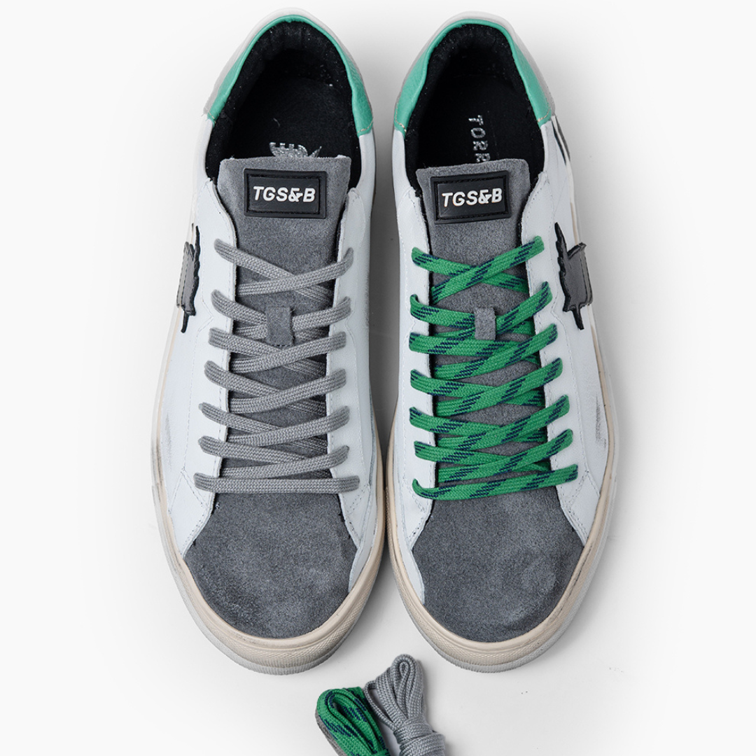 ROOSTER WHITE / GREEN / GREY