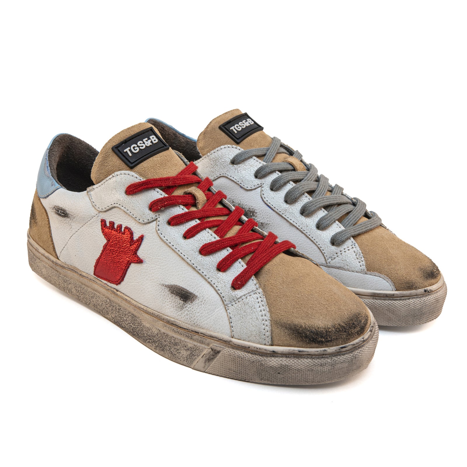 ROOSTER SAND / WHITE / SKY BLUE / RED