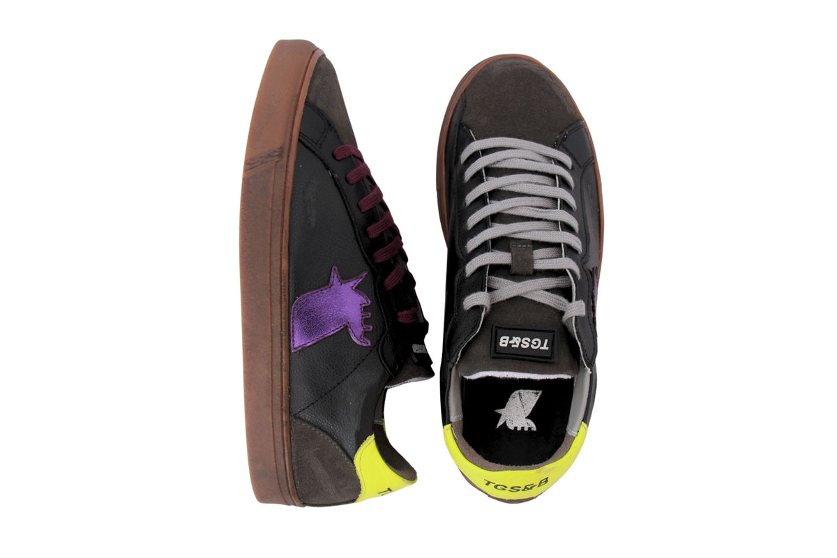 ROOSTER BLACK / DARK GREY / YELLOW / PURPLE