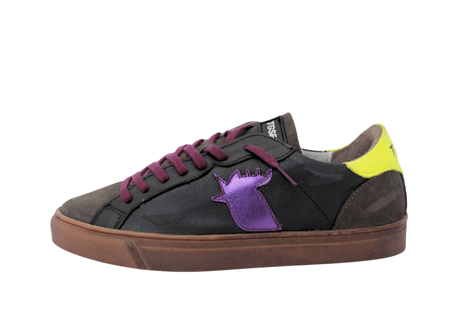 ROOSTER BLACK / DARK GREY / YELLOW / PURPLE