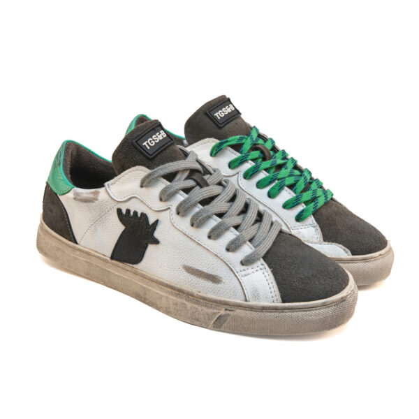 ROOSTER WHITE / GREY / GREEN