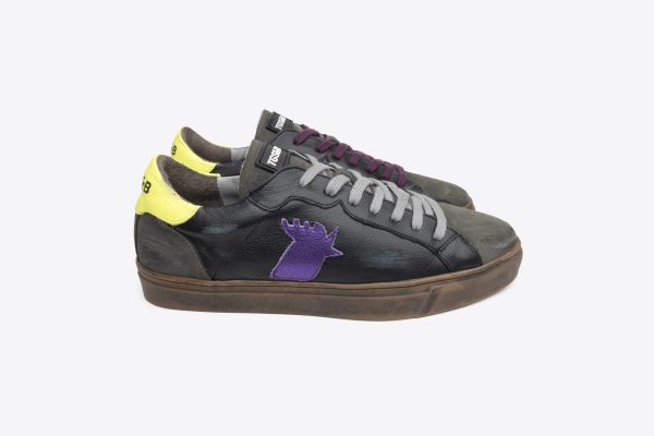 Rooster Black / Dark Grey / Yellow / Purple